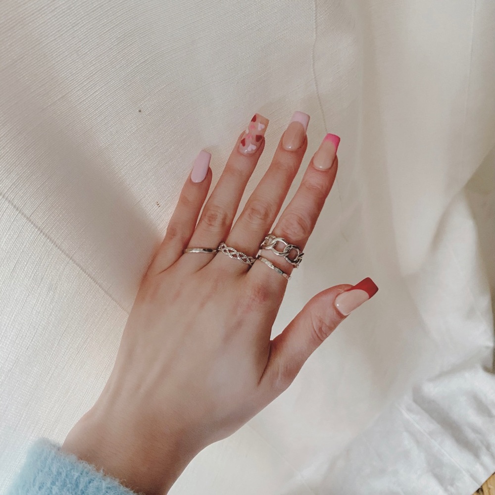 Silver Ring Set